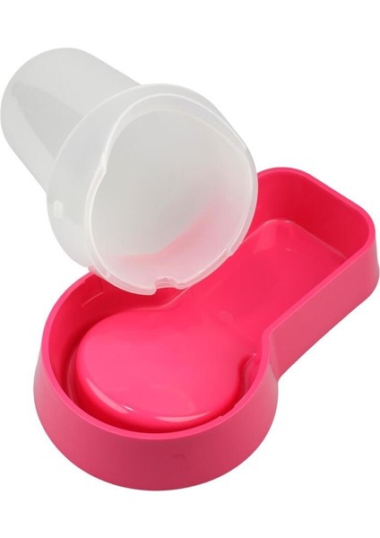 Çok Renkli Hazneli Plastik Kedi-Köpek Mama ve Su Kabı 1,5 Lt Kare Fuşya Manuel 1,5 L Plastik fiyatları
