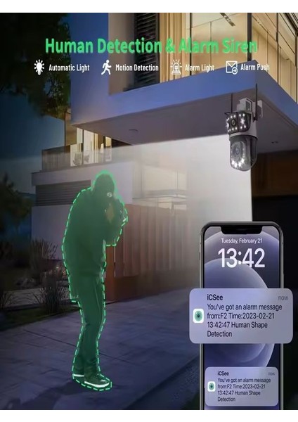 YS-1058 Optik Zoomlu Wifi Kablosuz Kamera fırsatları