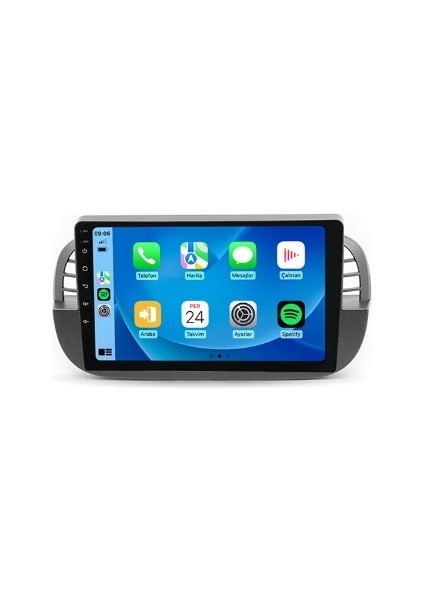 Fiat 500C 2011-2015 8gb Ram 128GB Hafıza 8 Çekirdek Carplay Kamera Android Multimedya fiyatları