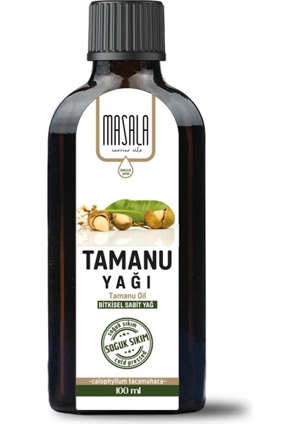 Tamanu Yağı 100 ml – Soğuk Pres – %100 Saf ve Doğal – Calophyllum Tacmahaca Oil