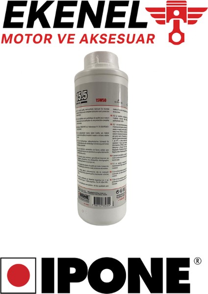 15.5 15W-50 4t Motosiklet Yağı 1 Litre | Sıcak Iklim ve Yüksek Koruma fiyatları
