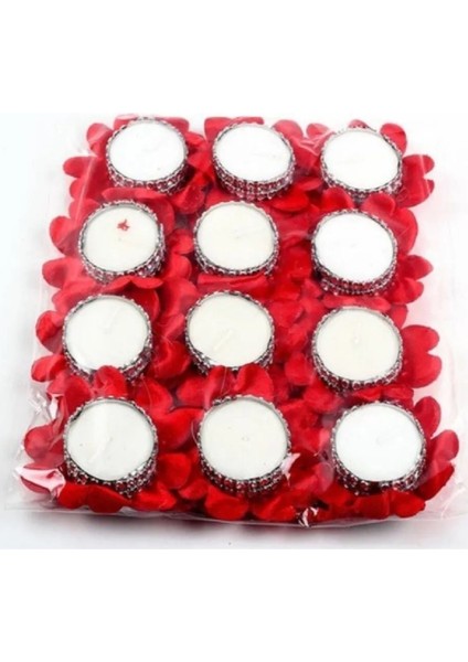 Kırmızı Nedime El Mumu 12 Adet Düğün ve Kına Gecesi İçin Şık Süsleme fiyatları