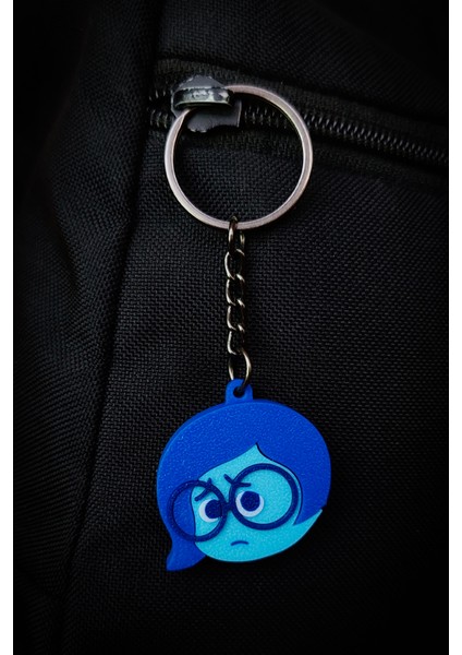 Ters Yüz (Inside Out) Üzüntü Anahtarlık