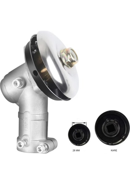 Motorlu Tırpan Rediktör Kare 28 mm 4t Tırpan Başlık Yedek Parça Aksesuar fırsatları