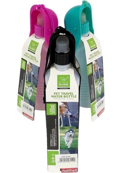 500 ml Kedi Köpek Seyahat Suluğu 500 ml Plastik Manuel