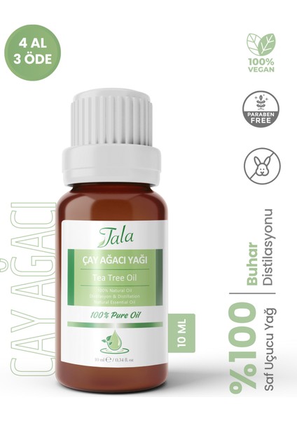 Çay Ağacı Yağı Saf ve Doğal Çay Ağacı Uçucu Yağı 10 Ml