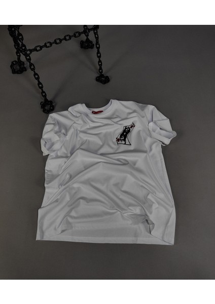 Jack Sparrow Baskılı Unisex Oversize Tişört – %100 Pamuk Terletmeyen T-Shirt