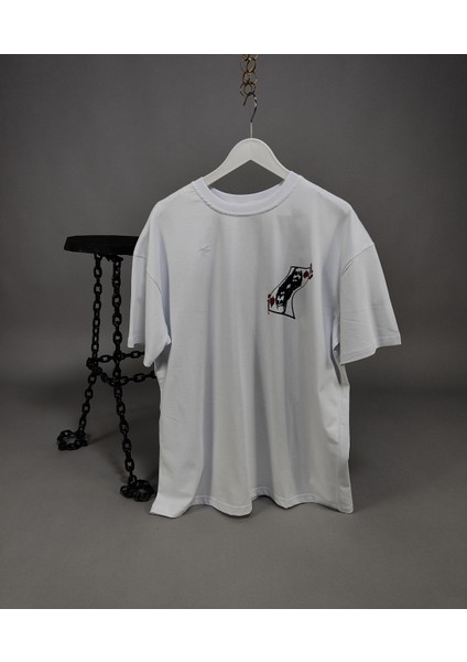 Jack Sparrow Baskılı Unisex Oversize Tişört – %100 Pamuk Terletmeyen T-Shirt
