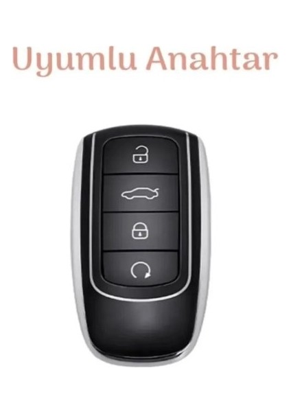 Chery Tiggo 8 Pro Omoda 5 Tiggo 7 Avantgarde Silikon Anahtar Kılıf 2.resime Bakınız fiyatları