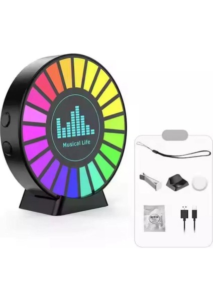 Rgb Sese Duyarlı Kokulu Ekolayzer USB Şarjlı Araç Kokusu modelleri