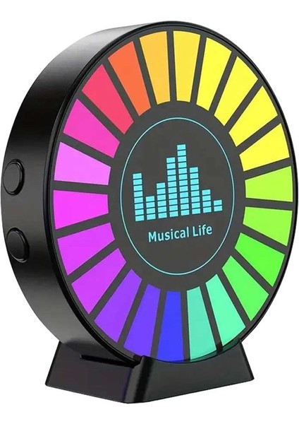 Rgb Sese Duyarlı Kokulu Ekolayzer USB Şarjlı Araç Kokusu