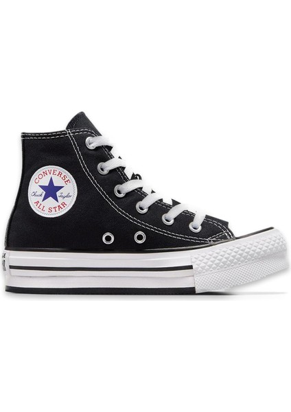372859C Chuck Taylor All Star Eva Lift Canvas Platform Siyah-Beyaz Çocuk Spor Aya fiyatları