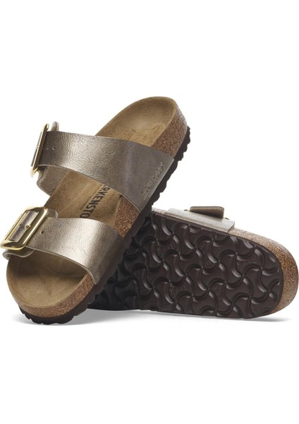 Sydney Cushion Buckle Bf Graceful Çift Toka Bronz Kadın Terlik indirimleri