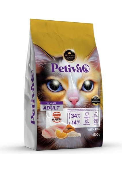 Yetişkin Balıklı Kedi Maması 500 gr 5 Adet