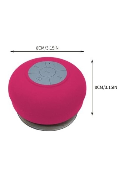 Vakumlu Su Geçirmez Bluetoothlu Mini Duş Hoparlörü fiyatları