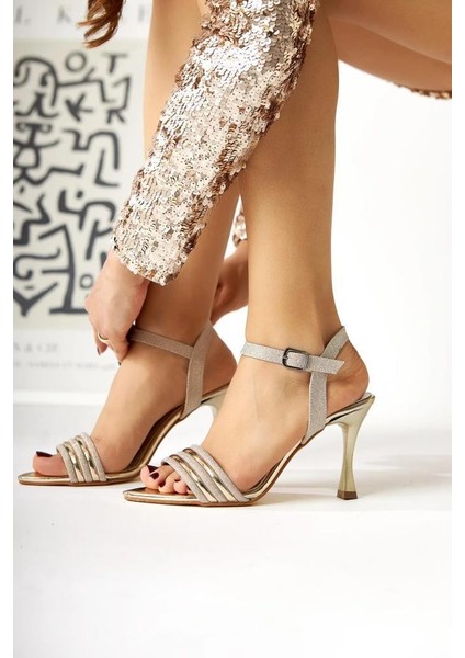 Mnrs 03359 8,5 cm Topuklu Kadın Stiletto Abiye Ayakkabı fiyatları