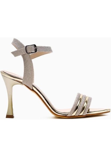 Mnrs 03359 8,5 cm Topuklu Kadın Stiletto Abiye Ayakkabı modelleri