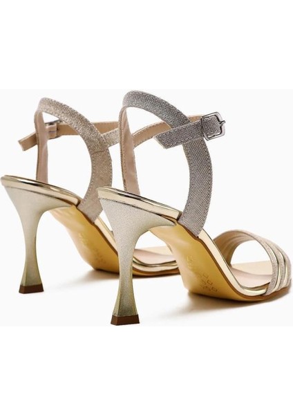 Mnrs 03359 8,5 cm Topuklu Kadın Stiletto Abiye Ayakkabı fırsatları