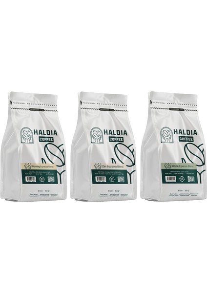 3X250GR Espresso Blend Fırsat Paketi