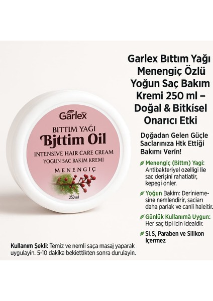 Bıttım Yağı menengiç özlü,yoğun Saç Bakım Kremi,250 ml,doğal bitkisel onarıcı modelleri