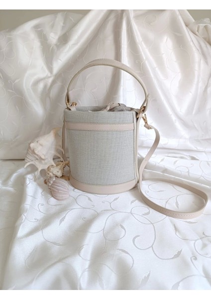 Litaetrend Büzgülü Kova Tip Çanta Bej fırsatları