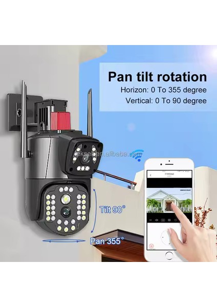 YS-2000 Pro Çift Lensli 8mp 10X Dijital Zoom Wi-Fi Kamera