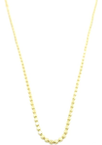 Ezme Zincir Kolye - 45CM - Altın
