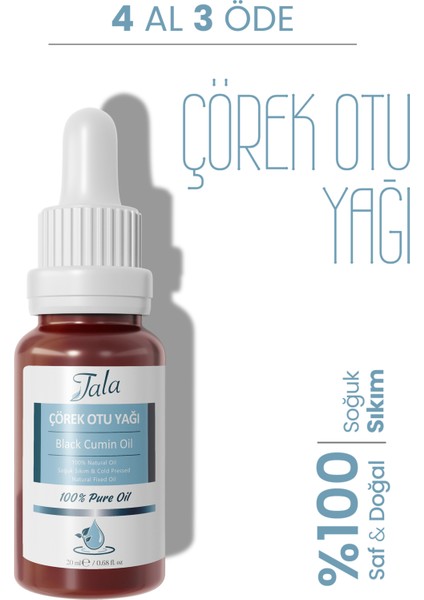 Çörek Otu Yağı Saf Ve Doğal Soğuk Sıkım 20 Ml