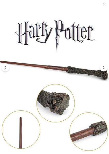 Harry Potter Gryffindor Kapişonlu Cübbe Çocuk Boy Şapka Asa Gözlük 4 Parça Set - 9-10 Yaş