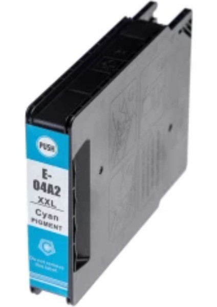 Epson T04B2 Mavi Muadil Kartuş 4,6k