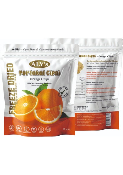 Freeze Dried Portakal Cipsi