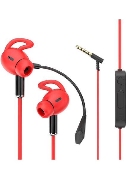 Inc Ak-P9 ​​3.5mm Kulaklık-Kırmızı