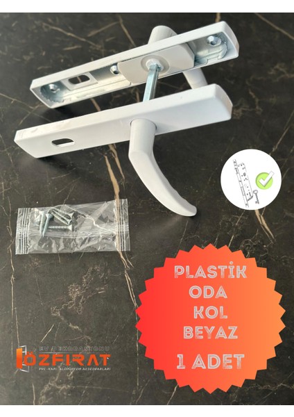 Pvc Pimapen Plastik Kapı Kolu (Oda) Plastik Kapı Kol