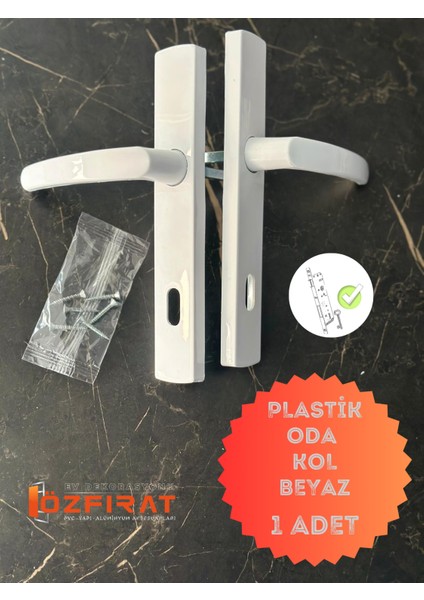 Pvc Pimapen Plastik Kapı Kolu (Oda) Plastik Kapı Kol
