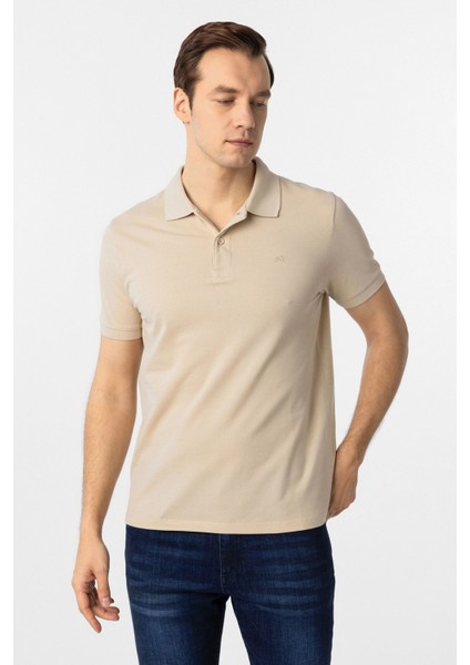 Dar Kesim Pamuk Çekmeyen Kumaş Polo Yaka Tişört fiyatları