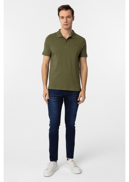 Dar Kesim Pamuk Çekmeyen Kumaş Polo Yaka Tişört modelleri