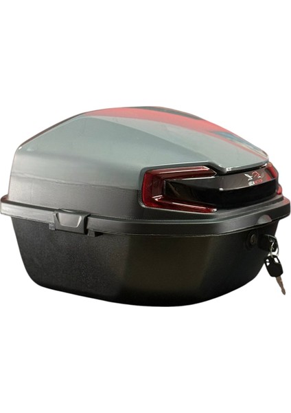 Motosiklet Çantası 33 Litre Metalik Koyu Nardo Gri