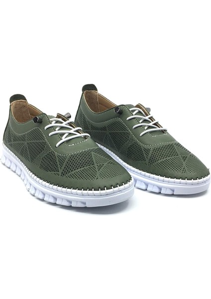 Taşpınar %100 Hakiki Deri Kadın Ortopedik Yazlık Günlük Akıllı Lastik Bağcıklı Ayakkabı 36-41 fiyatları