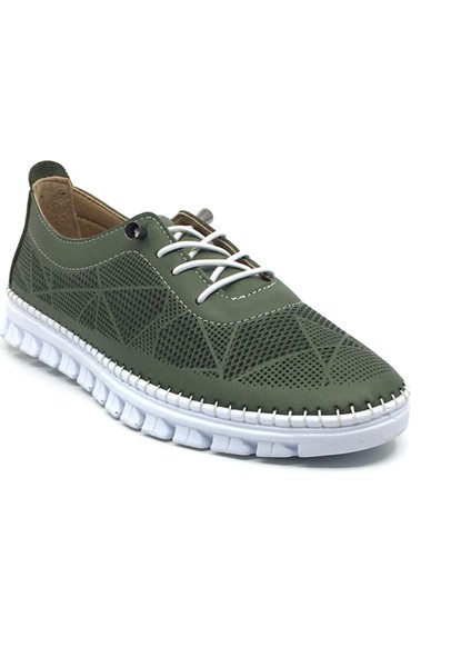 Taşpınar %100 Hakiki Deri Kadın Ortopedik Yazlık Günlük Akıllı Lastik Bağcıklı Ayakkabı 36-41 modelleri