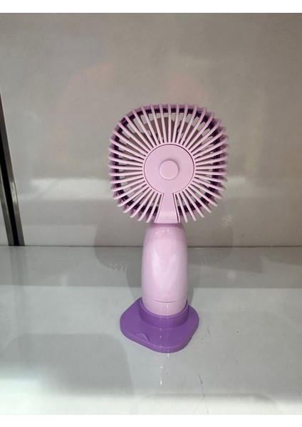 Şarjlı Masa ve El Fan Taşınabilir Şarjlı Edilebilir Minifan 3 Kademe Hız Ayarlı Çift Motorlu modelleri