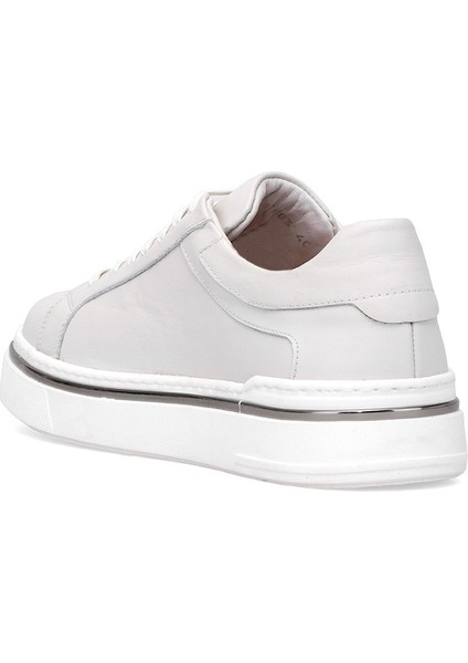 C26908 Münih Erkek Hakiki Deri Casual Ayakkabı Krem fırsatları