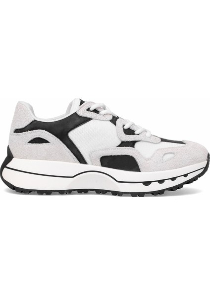 112230268 Graham Erkek Hakiki Deri Klasik Sneaker Taş