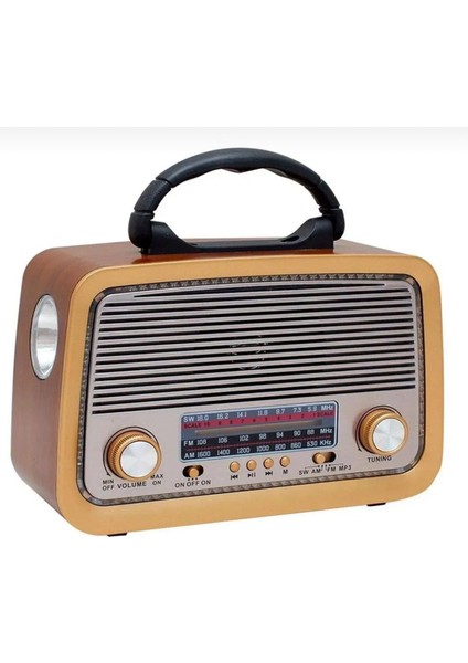 Nostaljik Eskitme Nostalji Tasarimli Bluetoothlu Nostalji Radyo 301 Fm-Sd Kart-Aux indirimleri