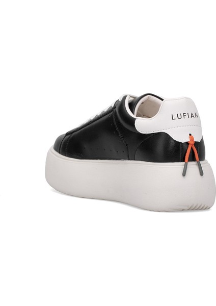 121230031 Marcella Kadın Hakiki Deri Klasik Sneaker Siyah