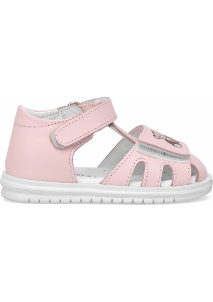 Elit AİK-1928 Ilkadım Kız Çocuk Düz Sandalet Pudra