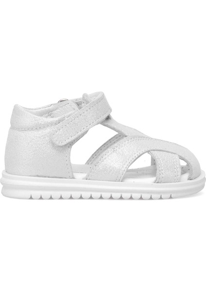 Elit AİK-1912 Ilkadım Kız Çocuk Düz Sandalet Gümüş