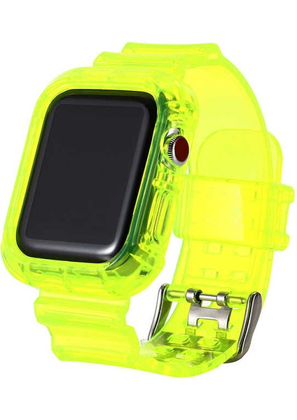 Watch 44MM Krd-27 Uyumlu Kordon Iktk - Sarı