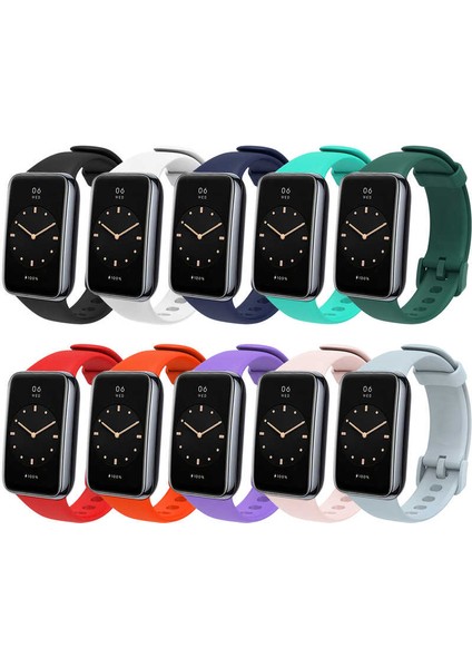 Xiaomi Mi Band 7 Pro Krd-70 Uyumlu Kordon Iktk - Koyu Yeşil modelleri