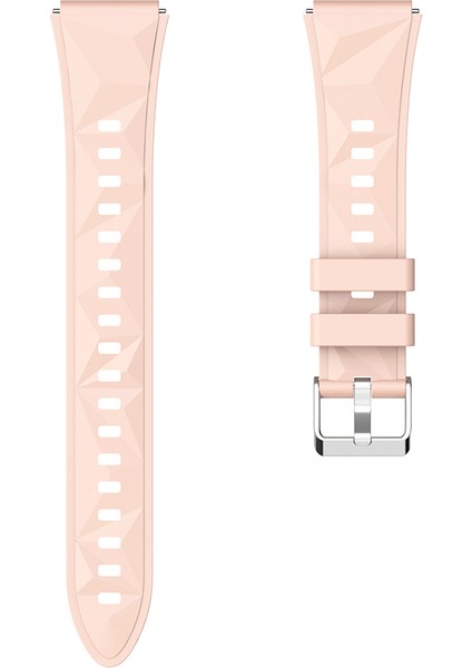 Huawei Watch Gt5 Pro 42MM Uyumlu Iktk KRD-129 Silikon Kordon Strap Kayış-Pembe fırsatları
