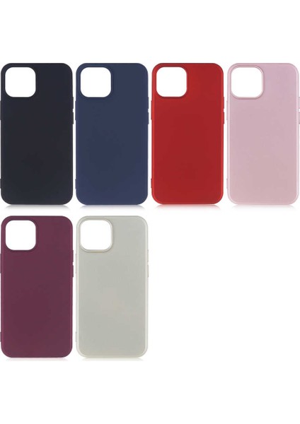 iPhone 13 Mini Kılıf Iktk Premier Silikon Kapak-Saks Mavi modelleri